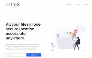 Fylo landing page project preview